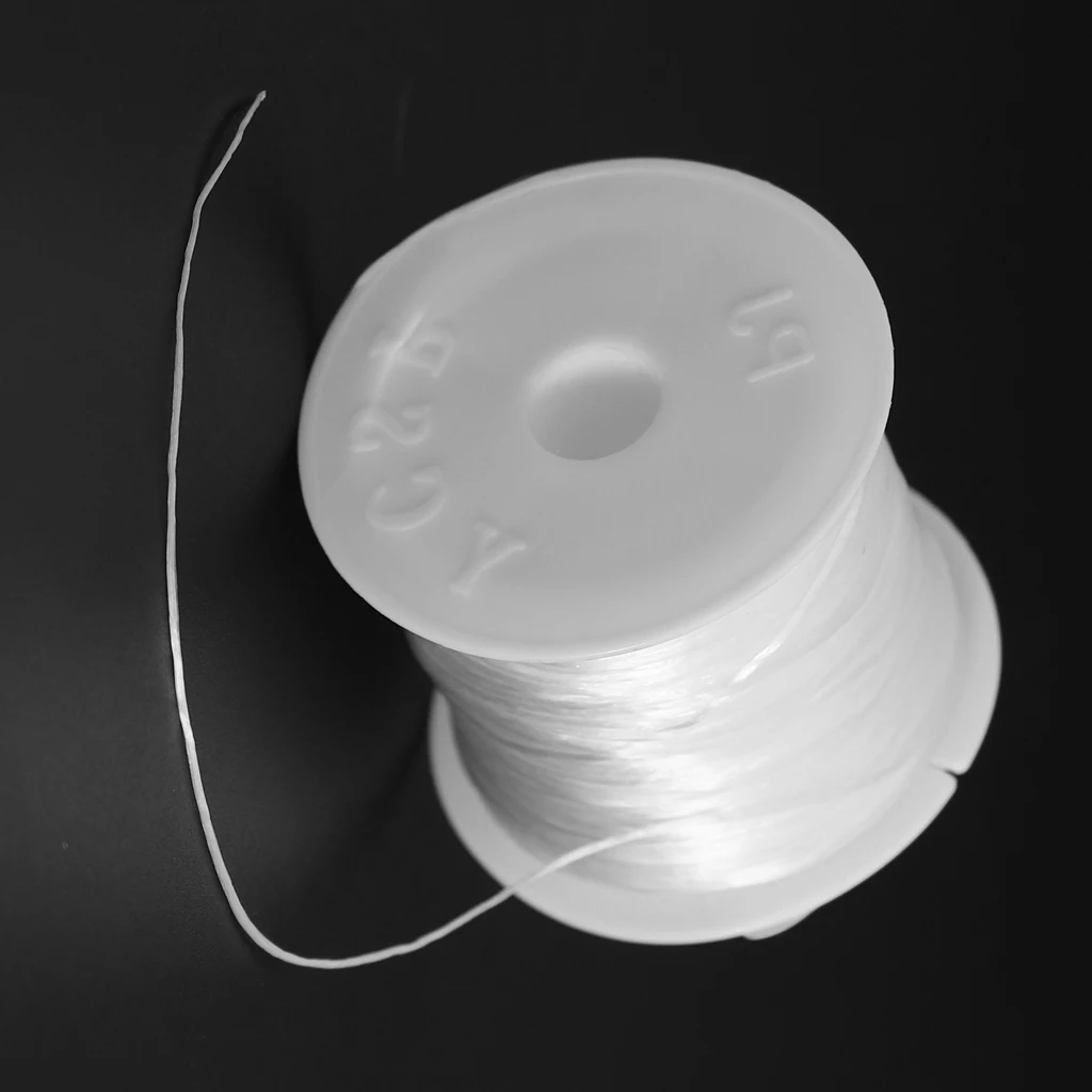 50 Meters Elastic Cord Crafting Cords for Jewelry Making Roll Organizer 50 Meters Elastic Cord Crafting Cords for Jewelry Making Roll Organizer
