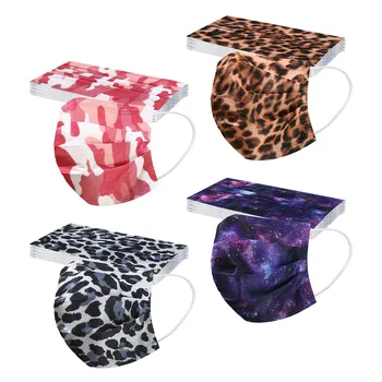 40pc Disposable Leopard Printed Unisex Fashion Mask Disposable Soft Masks Masque Маска Adults 3-layer Protective Masks Mascarill
40pc Disposable Leopard Printed Unisex Fashion Mask Disposable Soft Masks Masque Маска Adults 3-layer Protective Masks Mascarill