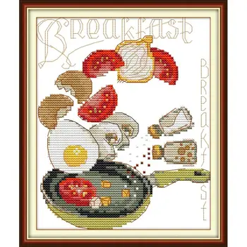 Joy Sunday Breakfast&Lunch Patterns Counted Cross Stitch 11&14CT DMS Cross Stitch Pattern Embroider kits DIY Needlework Sets
Joy Sunday Breakfast&Lunch Patterns Counted Cross Stitch 11&14CT DMS Cross Stitch Pattern Embroider kits DIY Needlework Sets