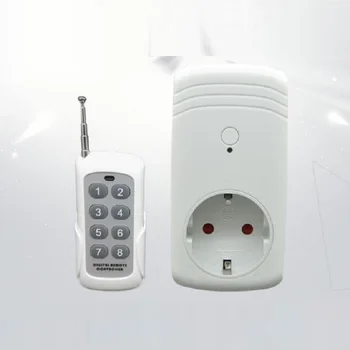 EU Plug Wireless Remote Control Switch Electrical Socket RF Remote Control Home Mains Plug Power Outlet Adapter plug
EU Plug Wireless Remote Control Switch Electrical Socket RF Remote Control Home Mains Plug Power Outlet Adapter plug