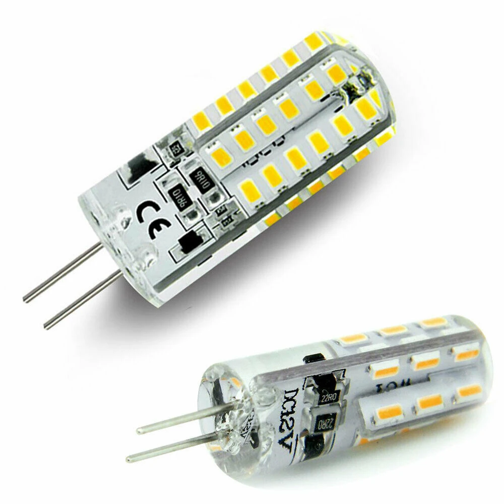 

Mini G4 Silicone Crystal LED Corn Bulb Light 2W 3W SMD 3014 12V 110V 220V Lampada Replace 10W 30W Halogen Spotlight Chandelier