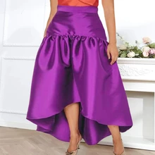 Plus Size Skirts 4XL Women High Waist Purple Irregular Pleated Package Hip Ankle Length Skirt for Ladies Evening Cocktail Party
Plus Size Skirts 4XL Women High Waist Purple Irregular Pleated Package Hip Ankle Length Skirt for Ladies Evening Cocktail Party