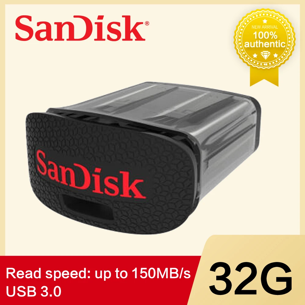 SanDisk Ultra Fit USB Flash Drive mini Pen Drive memory stick USB flash 32G 64G 128G Support Official Verification CZ43
SanDisk Ultra Fit USB Flash Drive mini Pen Drive memory stick USB flash 32G 64G 128G Support Official Verification CZ43