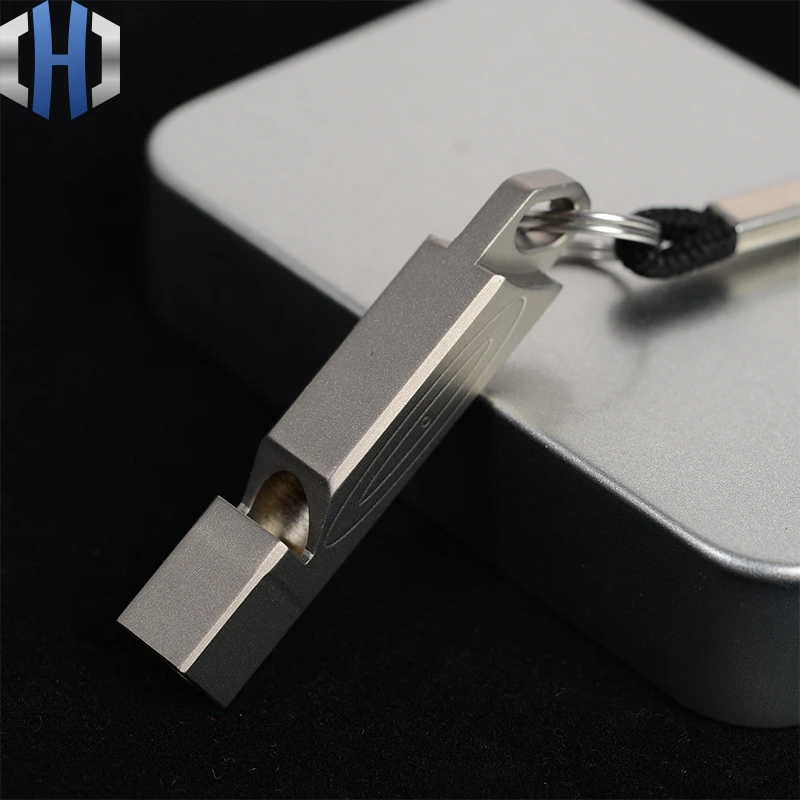 Titanium Whistle Lightweight Portable Outdoor Survival Whistle Camping Equipment High Frequency Lanyard EDC Titanium
Titanium Whistle Lightweight Portable Outdoor Survival Whistle Camping Equipment High Frequency Lanyard EDC Titanium