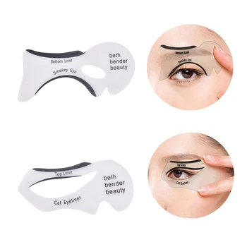 2Pcs Eyeliner Stencils Winged Eyeliner Stencil Models Template Shaping Tools Eyebrows Template Card Eye Shadow Makeup Tool
2Pcs Eyeliner Stencils Winged Eyeliner Stencil Models Template Shaping Tools Eyebrows Template Card Eye Shadow Makeup Tool