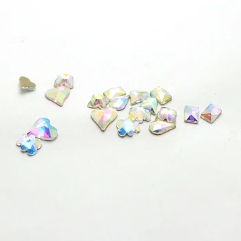 3D Nail art accessories charm lot flatback with non-hotfix 6 shape mix 60pcs (10pcs/shape) Colorful Stones Jewelry for Nails
3D Nail art accessories charm lot flatback with non-hotfix 6 shape mix 60pcs (10pcs/shape) Colorful Stones Jewelry for Nails
