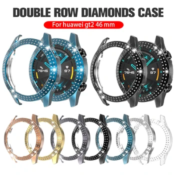 New diamond glitter case For Huawei watch GT2 GT 2 46mm luxury Protector Covers smart band diamond coque fundas 
New diamond glitter case For Huawei watch GT2 GT 2 46mm luxury Protector Covers smart band diamond coque fundas