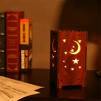 Star Projector Lamp LED Colorful Romantic Hollow Logs Wood Moon Star Night Light Laser Projector Creative Atmosphere Lampara
Star Projector Lamp LED Colorful Romantic Hollow Logs Wood Moon Star Night Light Laser Projector Creative Atmosphere Lampara