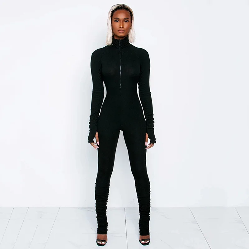 Sport Jumpsuit Women 2020 Long Sleeve Stand Collar Front Zipper Fitness Jumpsuits Designer Romper Multi Color Sportswear Clothes
Sport Jumpsuit Women 2020 Long Sleeve Stand Collar Front Zipper Fitness Jumpsuits Designer Romper Multi Color Sportswear Clothes