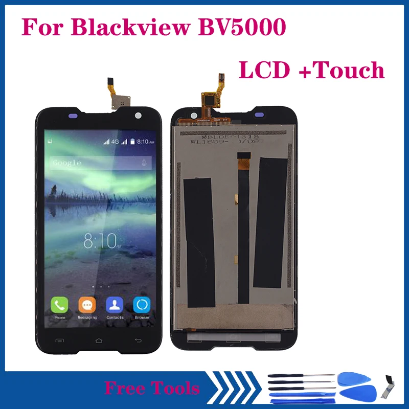 Original display For Blackview BV5000 LCD Display Touch Screen Digitizer Assembly For BV 5000 display Repair Parts
Original display For Blackview BV5000 LCD Display Touch Screen Digitizer Assembly For BV 5000 display Repair Parts