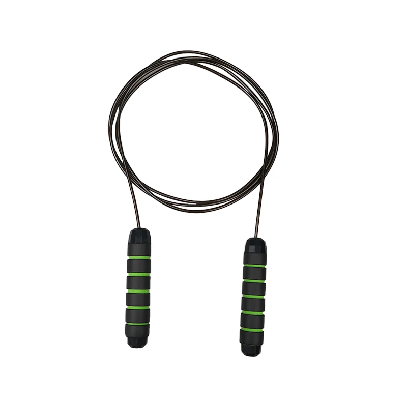Jump Rope Tangle-Free Rapid Speed Jumping Rope Cable with Ball Bearings Steel Skipping Rope Gym Fitness Home Exercise Slim Body