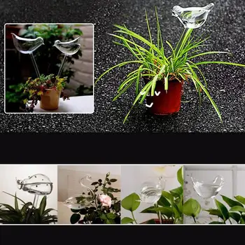 Glass Plant Flower Water Feeder 11*5cm Watering Bird Shaped Watering Garden Terrarium Convenient Decor Home Container
Glass Plant Flower Water Feeder 11*5cm Watering Bird Shaped Watering Garden Terrarium Convenient Decor Home Container