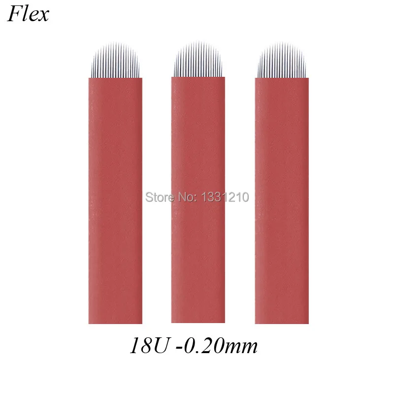 Rose Red Microblading U shape 18U Eyebrow Needles with 0.20mm Diameter 3D Embroidery for Tattoo Manual Pen
Rose Red Microblading U shape 18U Eyebrow Needles with 0.20mm Diameter 3D Embroidery for Tattoo Manual Pen