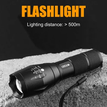 T6 LED Glare Flashlight Camping Rechargeable Torch Light Outdoor Telescopic Zoom for Outdoor Car Maintenance Ornaments
T6 LED Glare Flashlight Camping Rechargeable Torch Light Outdoor Telescopic Zoom for Outdoor Car Maintenance Ornaments