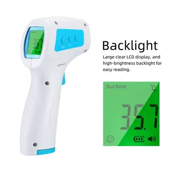 Non-contact Infrared LCD Monitor Infrared Thermometer Infrared Forehead Thermometer Laser Precise Digital Temperature Device
Non-contact Infrared LCD Monitor Infrared Thermometer Infrared Forehead Thermometer Laser Precise Digital Temperature Device