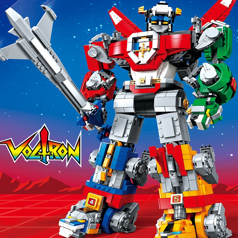 Ideas Series Voltron Defender of The Universe Robot King Beasts Model building blocks bricks Compatible 21311 Educational toys
Ideas Series Voltron Defender of The Universe Robot King Beasts Model building blocks bricks Compatible 21311 Educational toys