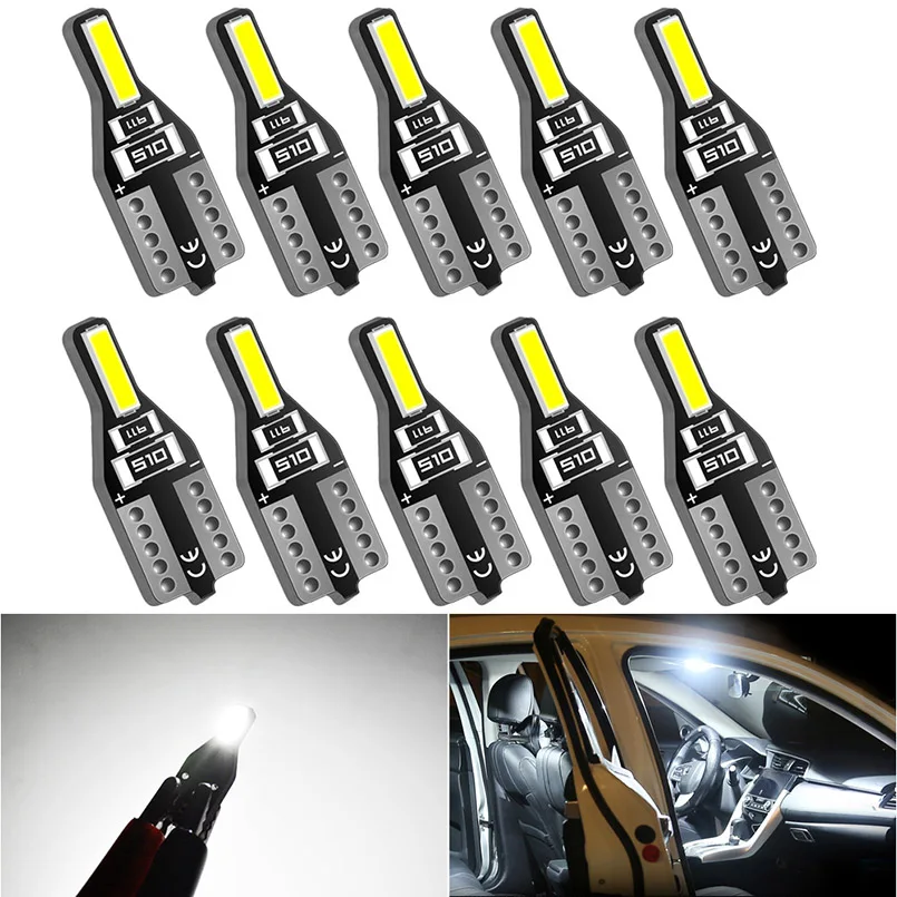 10pcs led T10 W5W LED Bulb 194 168 7020SMD White 12V LED Interior Lights Trunk Dome Lights for Honda Civic Accord CRV VW Passat
10pcs led T10 W5W LED Bulb 194 168 7020SMD White 12V LED Interior Lights Trunk Dome Lights for Honda Civic Accord CRV VW Passat