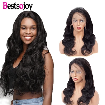 Bestsojoy Hair Body Wave Wig Preplucked 13*4 Lace Front Wig Human Hair Weave With Baby Hair Wigs For Black Women Brazilian Wig 
Bestsojoy Hair Body Wave Wig Preplucked 13*4 Lace Front Wig Human Hair Weave With Baby Hair Wigs For Black Women Brazilian Wig