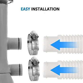 1/2 Pcs Replacement Hose for Above Ground Pools 1.25 Inch Diameter Pool Pump Accessory 59 Inch Long RT88
1/2 Pcs Replacement Hose for Above Ground Pools 1.25 Inch Diameter Pool Pump Accessory 59 Inch Long RT88