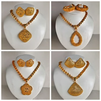 WANDO Ethiopian Gold Color Wedding Jewelry Set For Women Girl With Ethiopian Handmade Chain earing Jewelry Sets Eritrea Items 
WANDO Ethiopian Gold Color Wedding Jewelry Set For Women Girl With Ethiopian Handmade Chain earing Jewelry Sets Eritrea Items