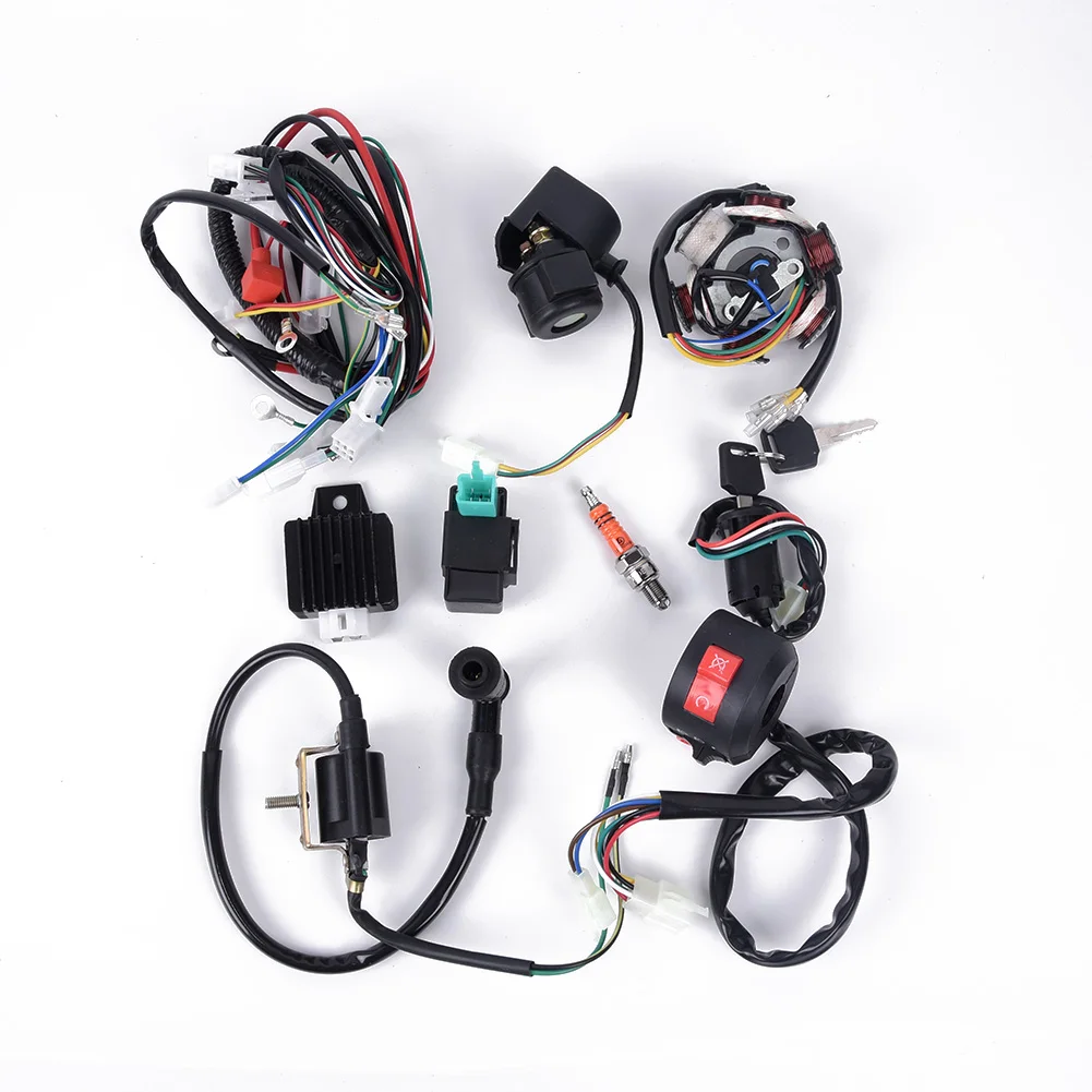 Mini ATV Wiring Harness CDI Stator 6 Coil Pole Ignition Set Fit For Four Strokes
Mini ATV Wiring Harness CDI Stator 6 Coil Pole Ignition Set Fit For Four Strokes