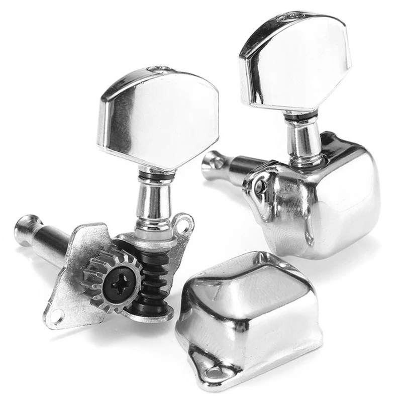 Description Picture 2 of item1pc Guitar Tuning Pegs Open Machine Heads Tuners Keys Oval Button Acoustic For Folk Guitar Parts Tuning Peg Parts
