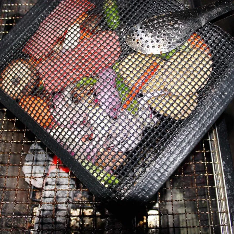 Hot New Non-Stick Mesh Grilling Bag Reusable BBQ Fruit and Vegetable Meat Storage Bag Barbecue Heat
Hot New Non-Stick Mesh Grilling Bag Reusable BBQ Fruit and Vegetable Meat Storage Bag Barbecue Heat