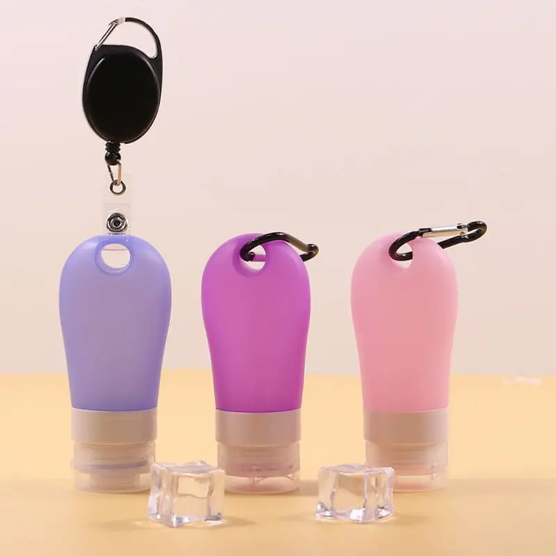 38ml Mini Leakproof Silicone Refillable Containers Squeezable Reusable Travel Bottles With Keychain Liquid Dispense Bottle 1
38ml Mini Leakproof Silicone Refillable Containers Squeezable Reusable Travel Bottles With Keychain Liquid Dispense Bottle 1