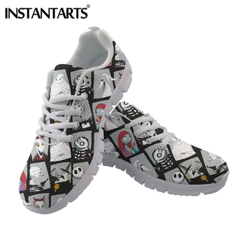 INSTANTARTS The Nightmare Before Christmas Pattern Woman Flats Shoes Jack Skellington Design Sneakers Women Light Ladies Shoes
INSTANTARTS The Nightmare Before Christmas Pattern Woman Flats Shoes Jack Skellington Design Sneakers Women Light Ladies Shoes