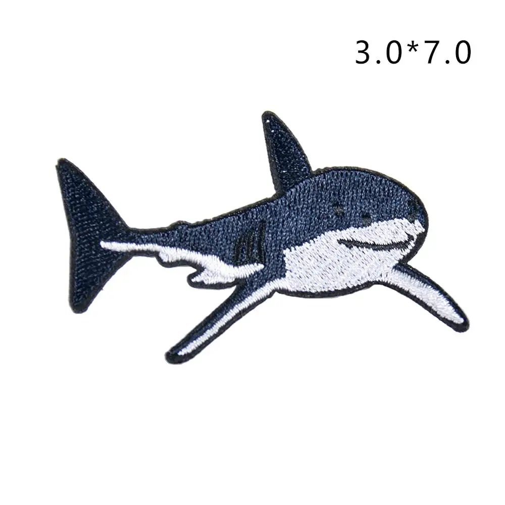 Нашивка с животными мир Акула Кит дельфин собачья рыба аксессуары сделай сам для