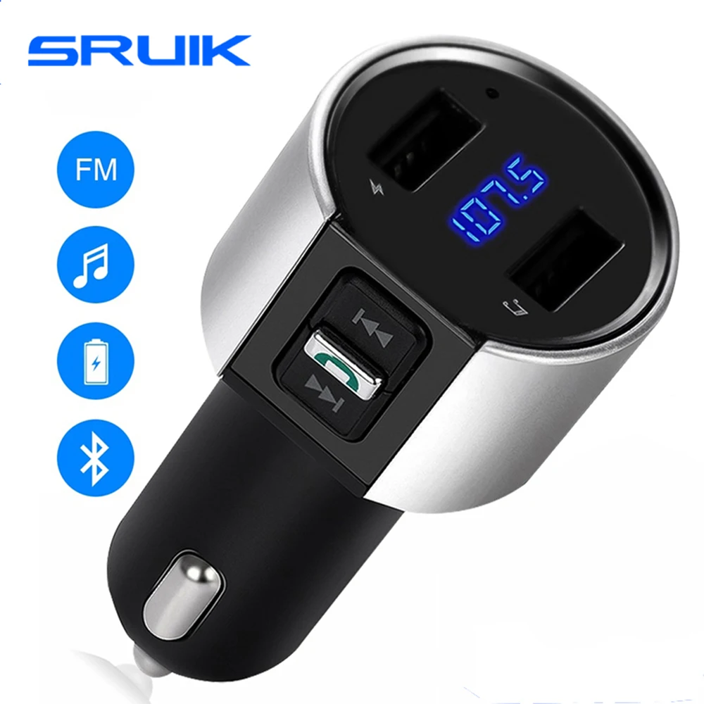 Wholesale Bluetooth FM Transmitter Wireless In Car MP3 Player V4.2 Dual USB Charger Port EQ Sound Effect Car Kit Free Shipping
Wholesale Bluetooth FM Transmitter Wireless In Car MP3 Player V4.2 Dual USB Charger Port EQ Sound Effect Car Kit Free Shipping