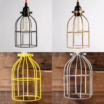Lighting Metal Lamp Guard for Pendant String Light Lamp Holder Wire Iron Cage 
Lighting Metal Lamp Guard for Pendant String Light Lamp Holder Wire Iron Cage