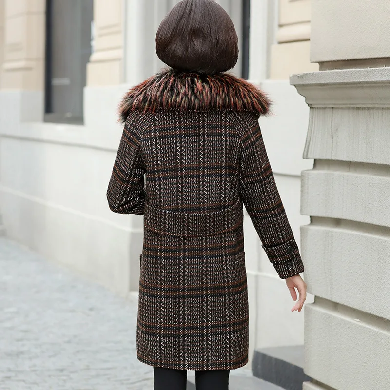 Plaid Woolen Overcoat 2018 Winter New Style Woolen Jacket Women's Mid-length Korean-style Loose-Fit Woolen Cloth Coat
Plaid Woolen Overcoat 2018 Winter New Style Woolen Jacket Women's Mid-length Korean-style Loose-Fit Woolen Cloth Coat