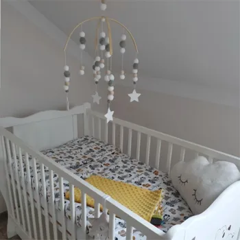 Nordic Wooden Beads Wind Chimes with Wool Balls Newborn Baby Bed Hanging Windbell Crib Tent Kids Room Decorations Ornaments
Nordic Wooden Beads Wind Chimes with Wool Balls Newborn Baby Bed Hanging Windbell Crib Tent Kids Room Decorations Ornaments