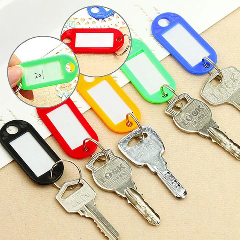 Zestaw 40 Multicolor breloków kluczy ID etykiet tagów bagażowych Hotelu - Wianko - 9