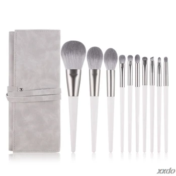 10pcs Makeup Brushes Powder Foundation Eyeshadow Eyeliner Lip Brush Set Tool T4MB 
10pcs Makeup Brushes Powder Foundation Eyeshadow Eyeliner Lip Brush Set Tool T4MB