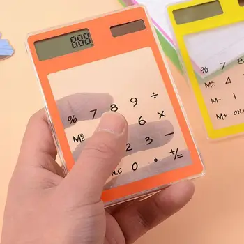 Useful LCD 8 Digit Screen Ultra slim Transparent Solar CalculatorStationery Clear Scientific Calculator Office
Useful LCD 8 Digit Screen Ultra slim Transparent Solar CalculatorStationery Clear Scientific Calculator Office
