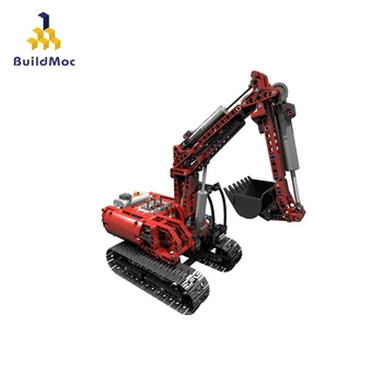 BuildMoc Technic Excavator Model Building Blocks Bricks Creator Technic RC Car with Education Boy toys for kids Gift
BuildMoc Technic Excavator Model Building Blocks Bricks Creator Technic RC Car with Education Boy toys for kids Gift