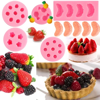 Hot sale 1 blueberry pineapple fruit silicone mixed fondant cake mold chocolate mold plaster silicone mold decoration
Hot sale 1 blueberry pineapple fruit silicone mixed fondant cake mold chocolate mold plaster silicone mold decoration