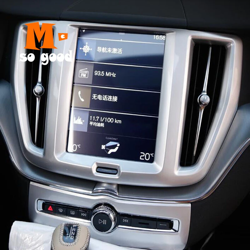 2018 2019 For Volvo XC60 Car Navigation Panel Cover Trim ABS Matte Auto Interior Accessories Styling Decoration Sticker 1 Pcs
2018 2019 For Volvo XC60 Car Navigation Panel Cover Trim ABS Matte Auto Interior Accessories Styling Decoration Sticker 1 Pcs