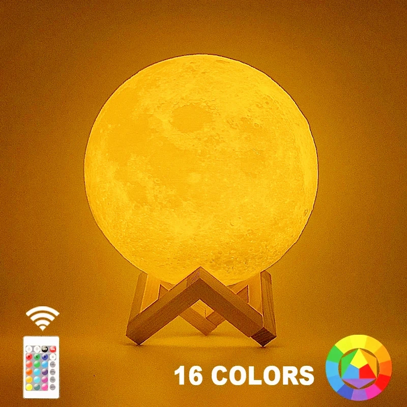 LED Night Light 3D Moon Lamp Battery Powered Color Change 3D Light Touch Moon Lamps Children's Lights Night Lamp Bedroom Decor
LED Night Light 3D Moon Lamp Battery Powered Color Change 3D Light Touch Moon Lamps Children's Lights Night Lamp Bedroom Decor