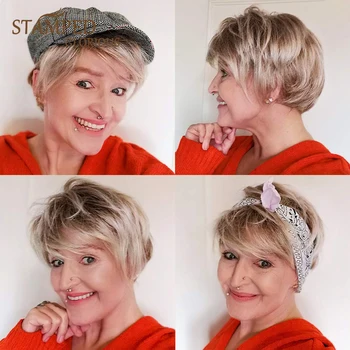 Stamped Glorious Side Part Ombre Black White Wig Synthetic Short Wigs For Women Heat Resistant Fiber Hair Daily life Cosplay Wig
Stamped Glorious Side Part Ombre Black White Wig Synthetic Short Wigs For Women Heat Resistant Fiber Hair Daily life Cosplay Wig