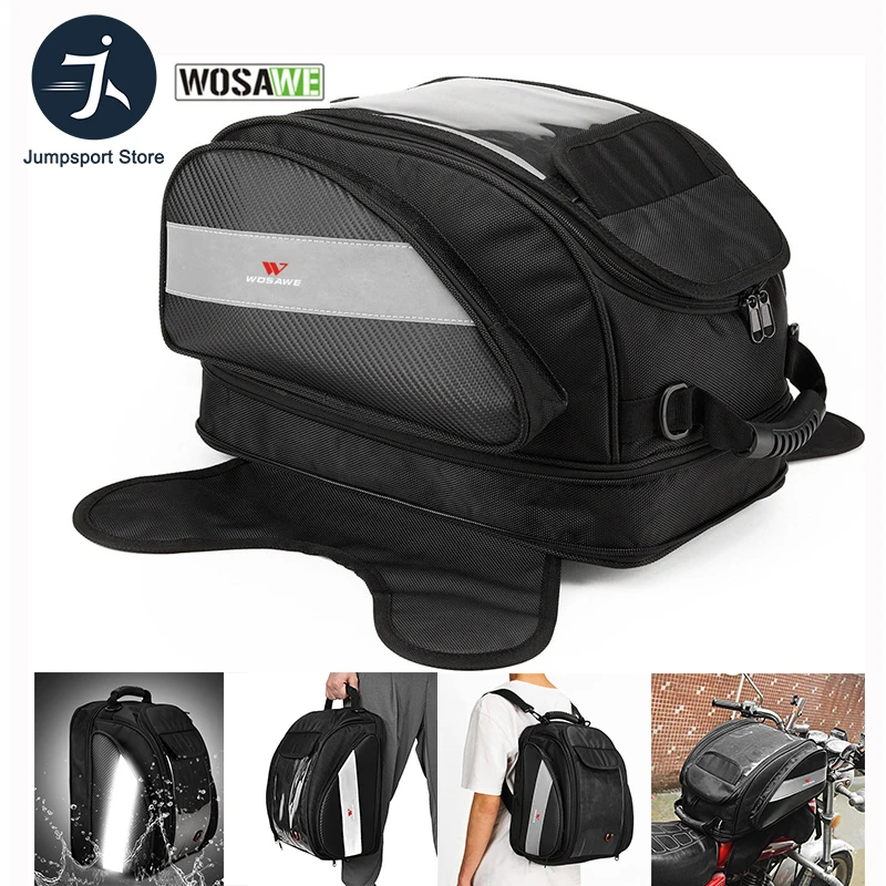 WOSAWE Cycling Backpack Motorcycle Tank Bags Magnetic Fuel Oil Moto Phone GPS Navigation Bag Travel Luggage Motocross Helmet Bag 
WOSAWE Cycling Backpack Motorcycle Tank Bags Magnetic Fuel Oil Moto Phone GPS Navigation Bag Travel Luggage Motocross Helmet Bag