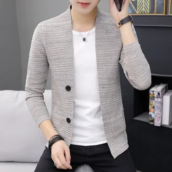 2019 Sweater Men Cardigan Spring Gray Fashion Slim Tops Man Knitting Casual Home Outerwear Thin Male Cardigan Free Shipping
2019 Sweater Men Cardigan Spring Gray Fashion Slim Tops Man Knitting Casual Home Outerwear Thin Male Cardigan Free Shipping