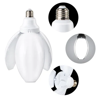 45W LED Light E27 Petal Bulb LED Lights Folding Garage Lamp AC85-265V Adjustable Ceiling Lighting for Home Energy Saving Light
45W LED Light E27 Petal Bulb LED Lights Folding Garage Lamp AC85-265V Adjustable Ceiling Lighting for Home Energy Saving Light