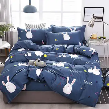 Aloe Cotton Cute Rabbit Pattern Bedding Set Soft Skin-friendly Duvet Cover & Flat Bed Sheet & Pillowcase Home Textile Wholesale
Aloe Cotton Cute Rabbit Pattern Bedding Set Soft Skin-friendly Duvet Cover & Flat Bed Sheet & Pillowcase Home Textile Wholesale