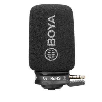 BOYA BY-A7H Compact Condenser Microphone for iPhone iOS Huawei Android 3.5mm Smartphone Tablet Live Stream Vlog Video Audio Mic
BOYA BY-A7H Compact Condenser Microphone for iPhone iOS Huawei Android 3.5mm Smartphone Tablet Live Stream Vlog Video Audio Mic