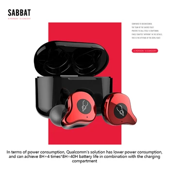Sabbat E12 Ultra Wireless Earphones Tws Bluetooth 5.0 Earphone Hifi Stereo Earbuds Noise Reduction Headset With Wireless Charger
Sabbat E12 Ultra Wireless Earphones Tws Bluetooth 5.0 Earphone Hifi Stereo Earbuds Noise Reduction Headset With Wireless Charger