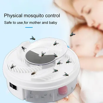 Electric Fly Trap Bug Mosquito Catcher Automatic Rotatable Insect Repellent Device Indoor Insect Pest Flies Reject Control Trap
Electric Fly Trap Bug Mosquito Catcher Automatic Rotatable Insect Repellent Device Indoor Insect Pest Flies Reject Control Trap