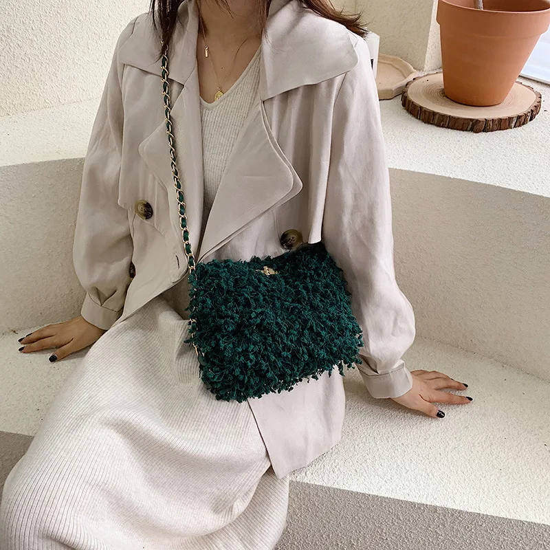 Casual 2019 Autumn And Winter New Style mao rong bao Handbag INS Furry Shoulder Bag Cute Shoulder Bag Square Sling Bag
Casual 2019 Autumn And Winter New Style mao rong bao Handbag INS Furry Shoulder Bag Cute Shoulder Bag Square Sling Bag